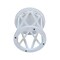 International Concepts Round Ceylon End Table, 24 in W, 24 in L, 24 in H, Wood, White OT08-46ER - alternate 4